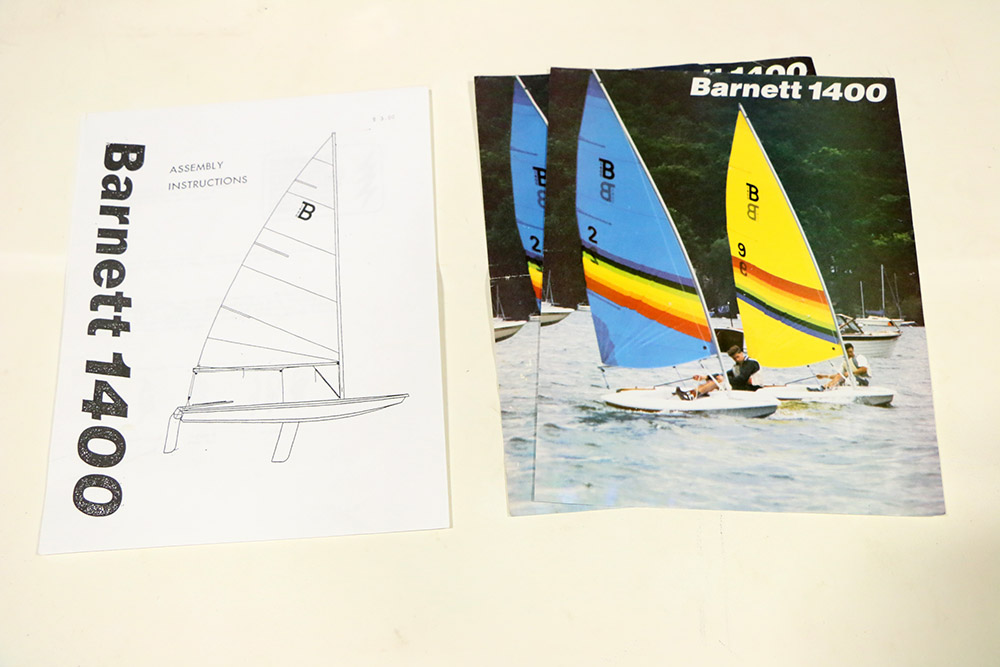 Barnett 1400 Sailboat With Trailer