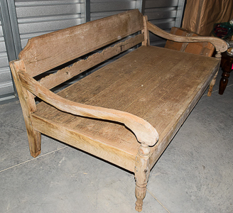 Antique Indonesian Teak Daybed