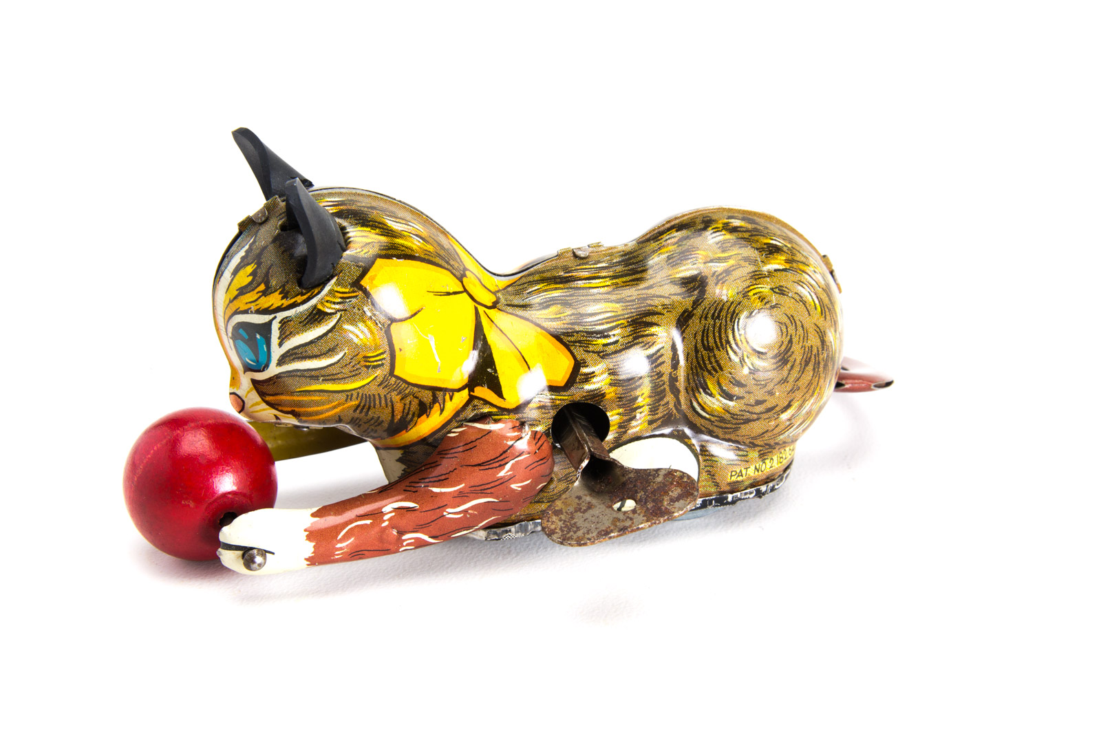 Vintage Marx Tin Lithograph Wind-Up Toy Cat