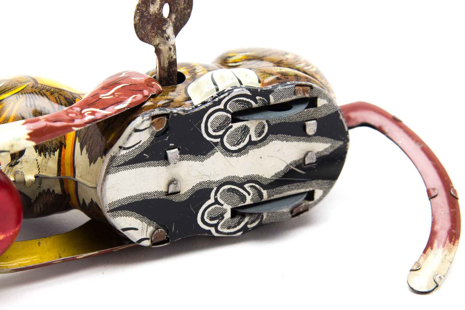 Vintage Marx Tin Lithograph Wind-Up Toy Cat