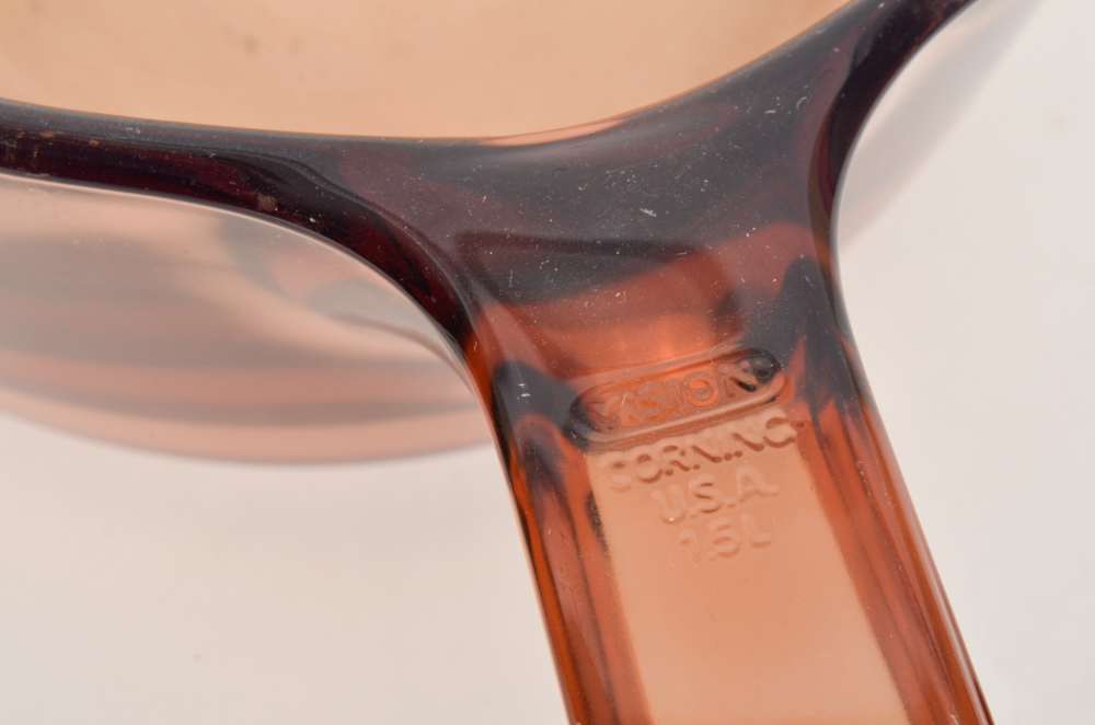 Collection of Corning "Vision" Glass Cookware
