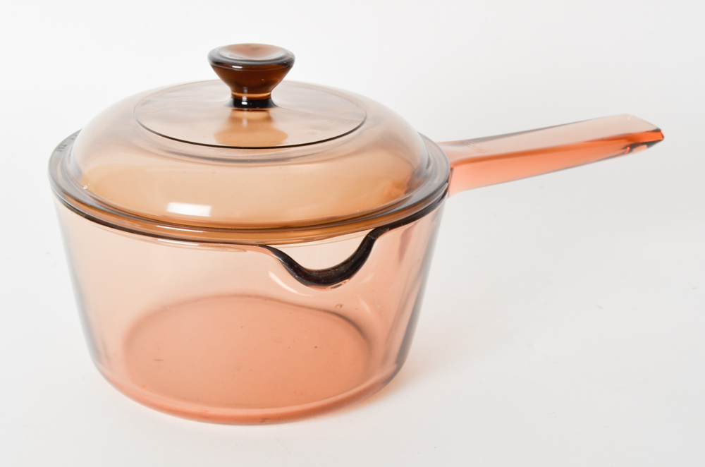 Collection of Corning "Vision" Glass Cookware