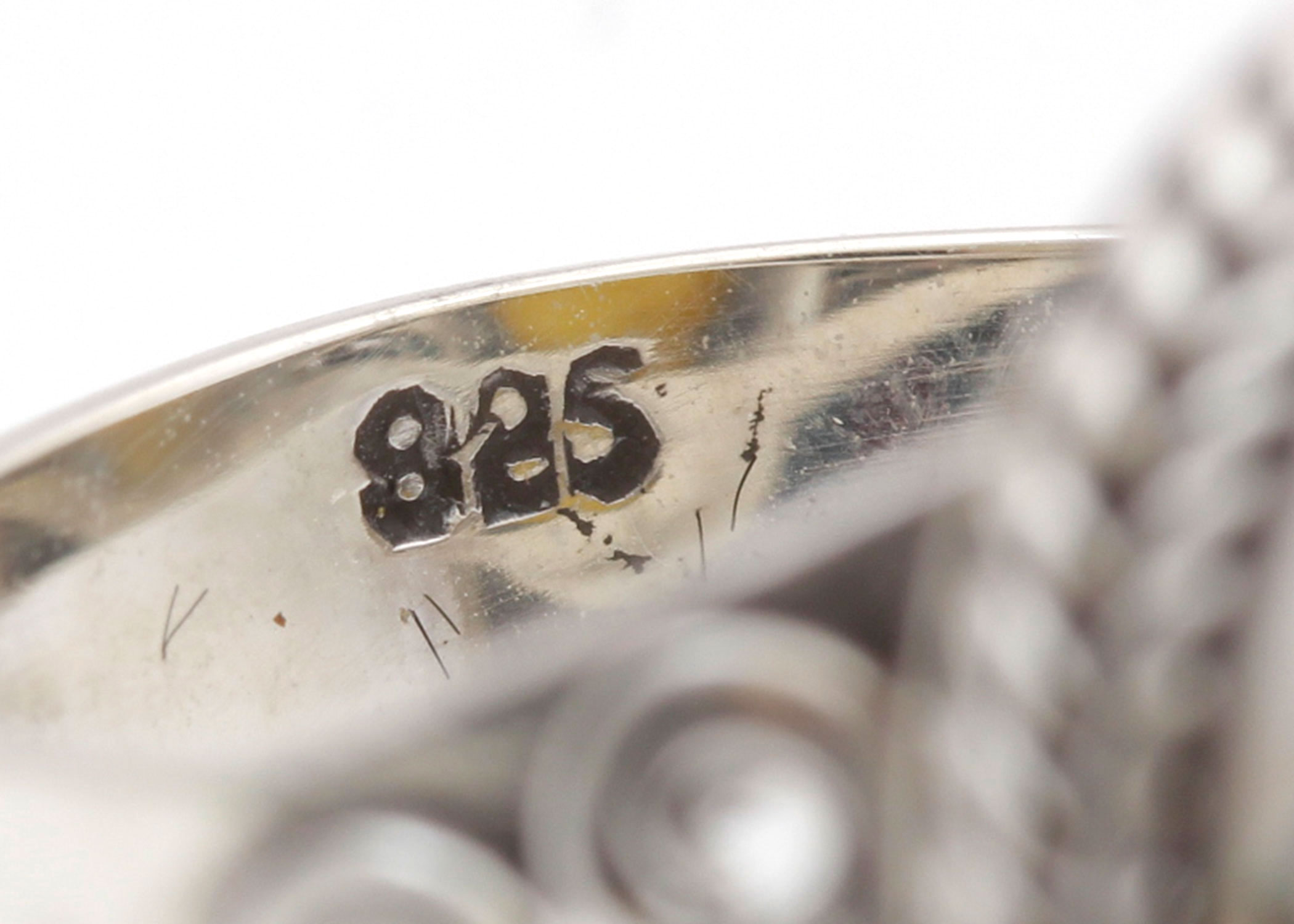 Sterling Silver Yellow Jadeite Ring