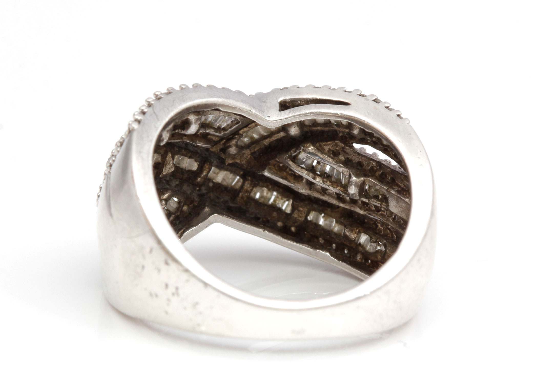 Sterling Silver 1.00 CTW Diamond Band