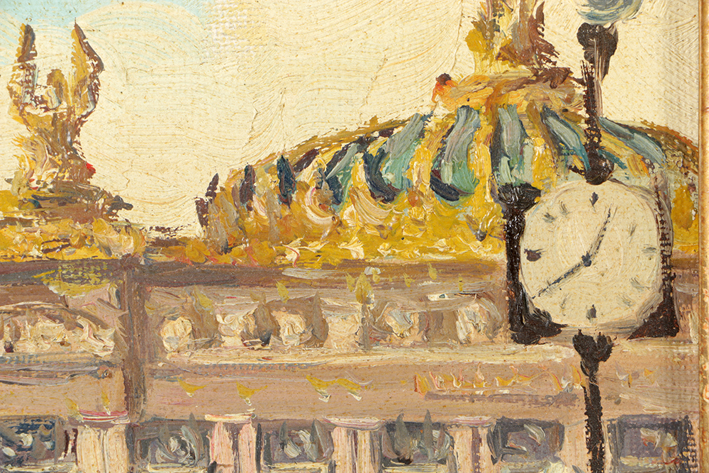 Georges Gerbier Oil Painting on Canvas "Opera - Grand Hotel"