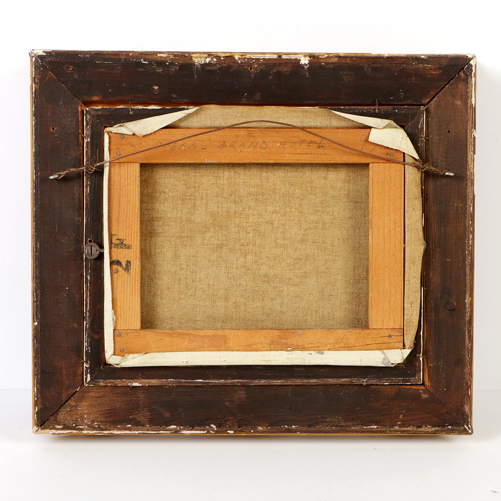 Georges Gerbier Oil Painting on Canvas "Opera - Grand Hotel"