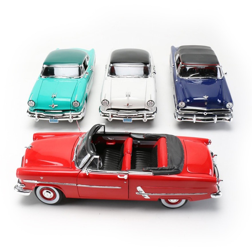 Ford Crestline Die-Cast Cars From Sun-Star