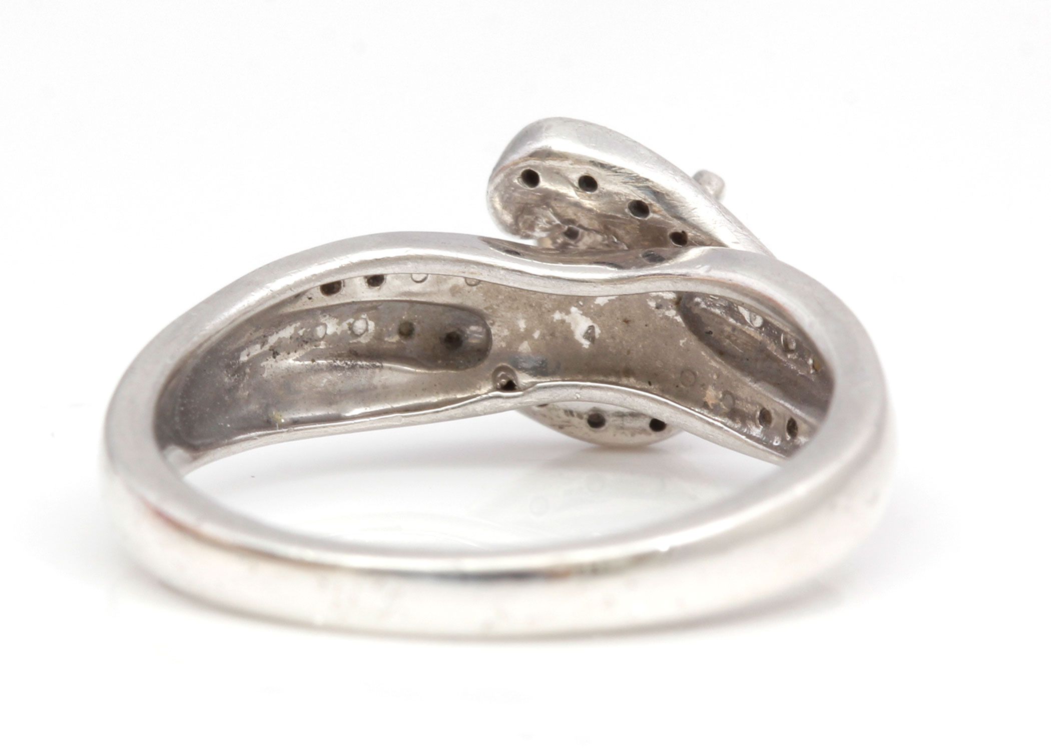 Sterling Silver Diamond Ring