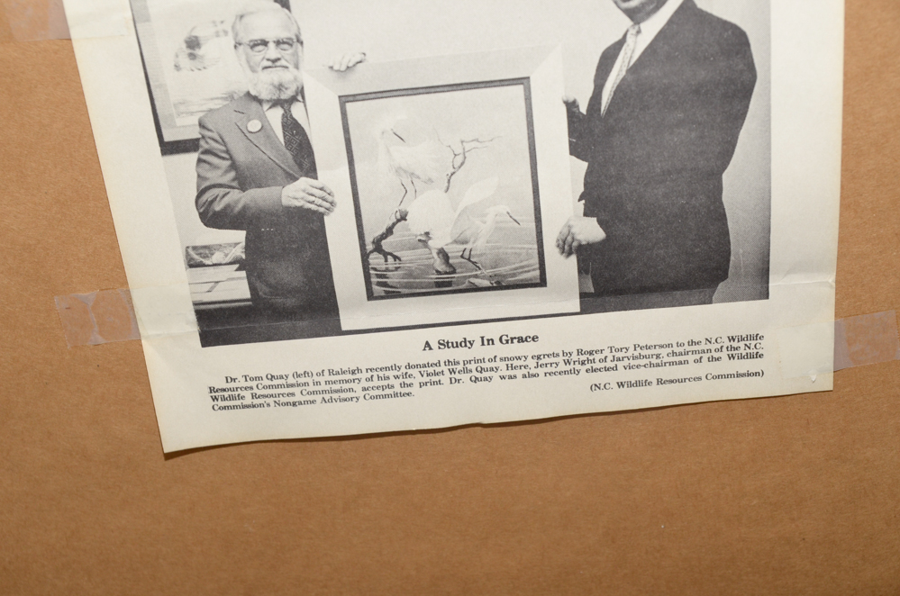 After Roger Tory Peterson Offset Lithographs "Flamingos"