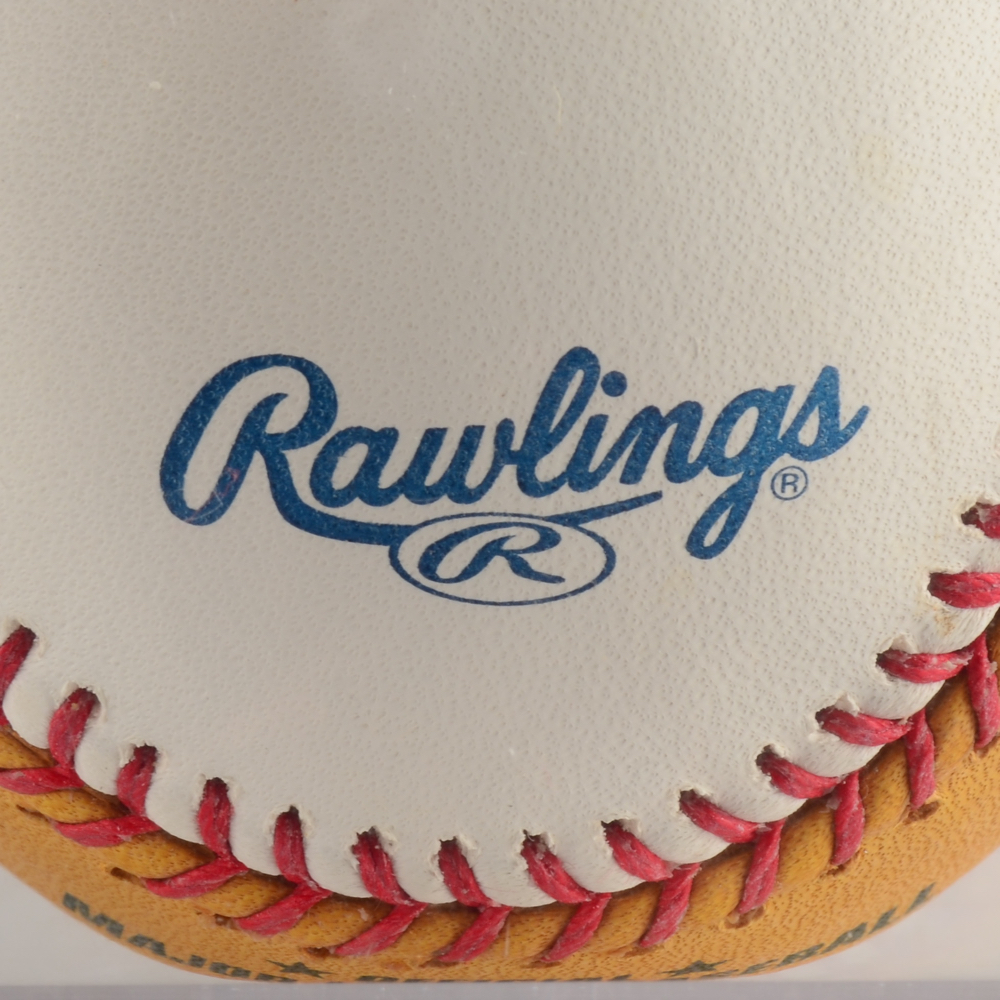 Three Home Run Derby Baseballs Sealed in Cubes