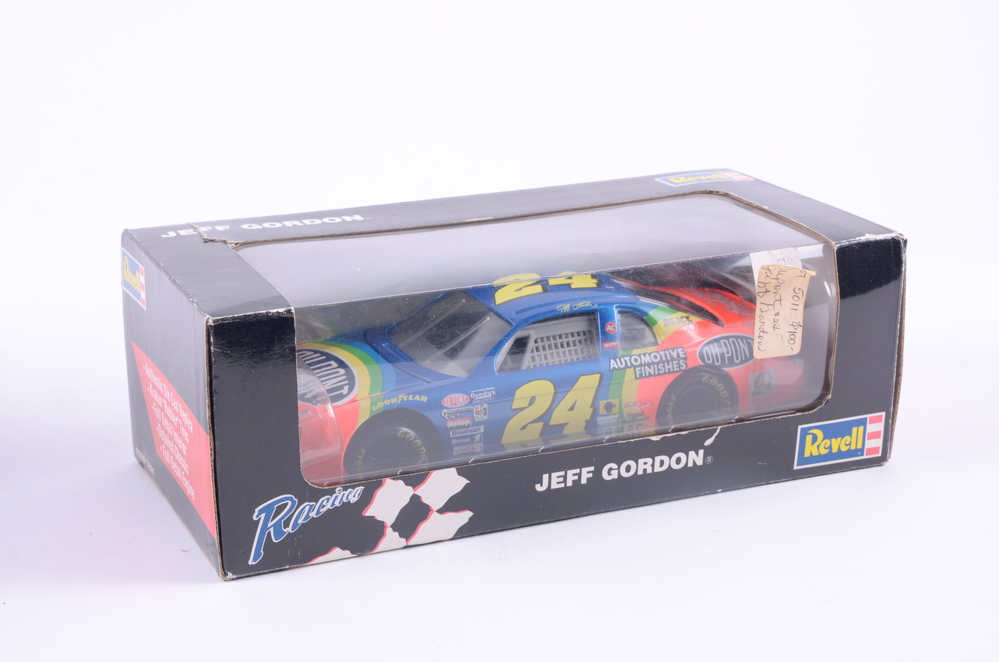 Set of Jeff Gordon NASCAR Die-Cast Replica Cars