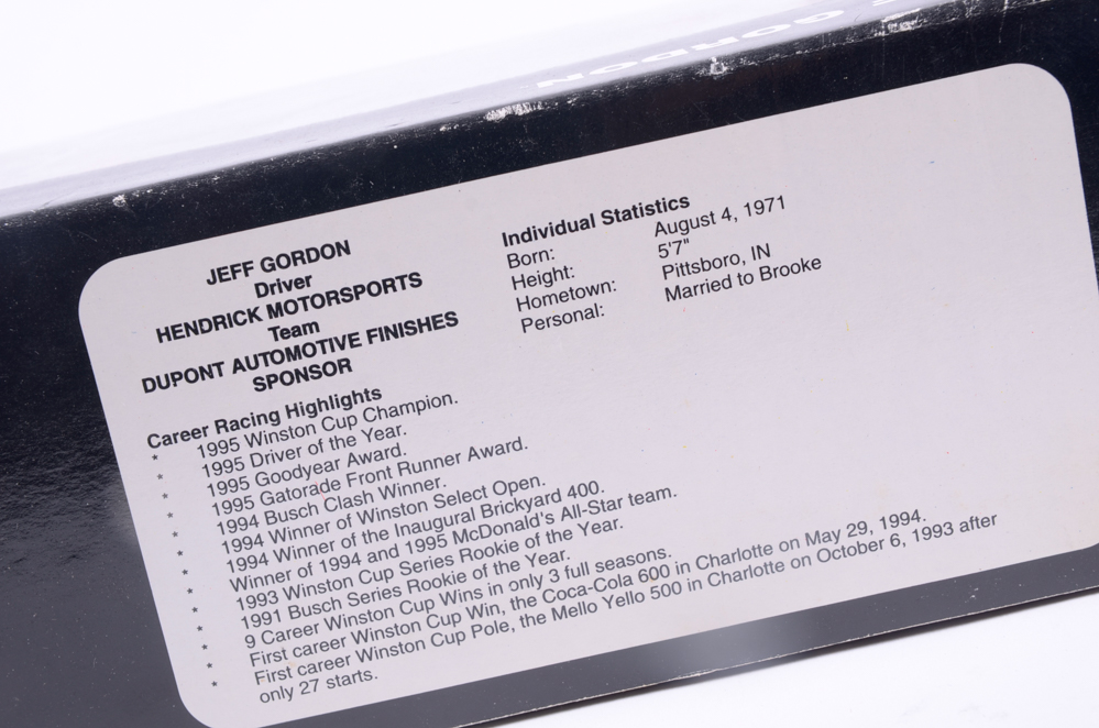 Set of Jeff Gordon NASCAR Die-Cast Replica Cars