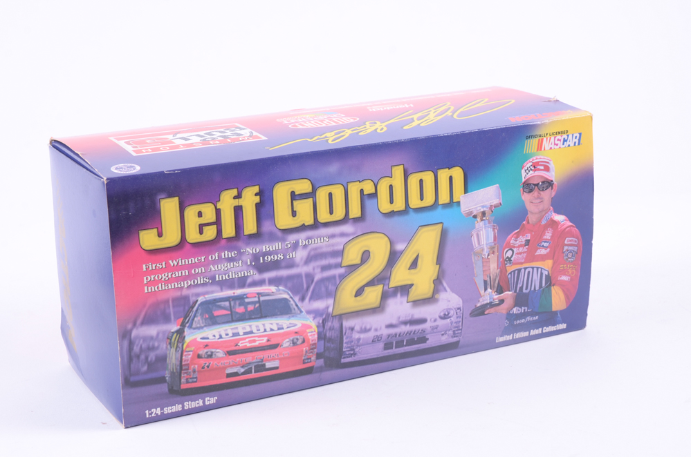 Set of Jeff Gordon NASCAR Die-Cast Replica Cars