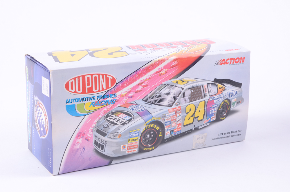 Set of Jeff Gordon NASCAR Die-Cast Replica Cars