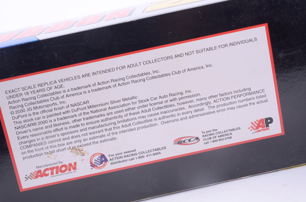 Set of Jeff Gordon NASCAR Die-Cast Replica Cars