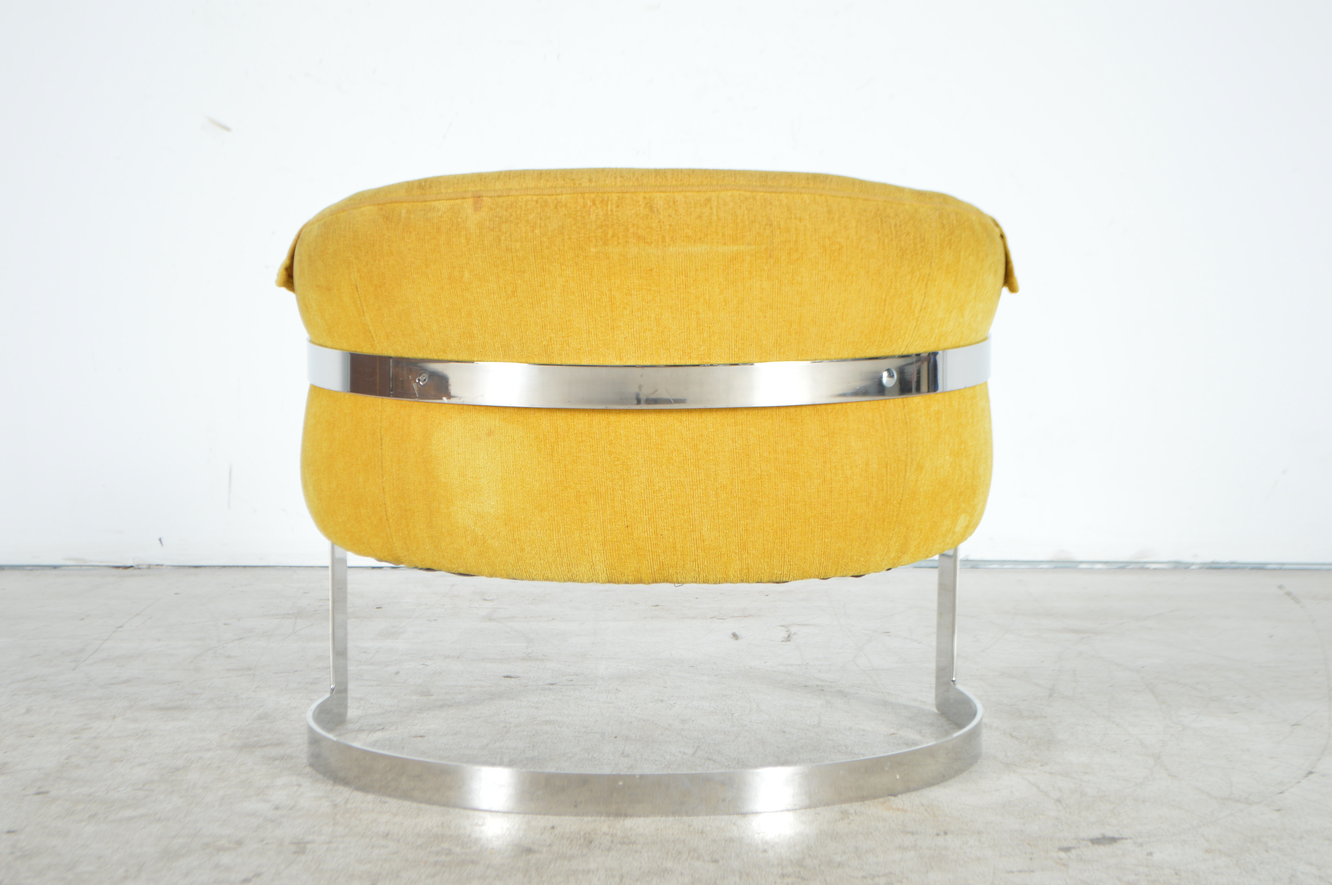 Yellow Mid Century Modern Club Chairs