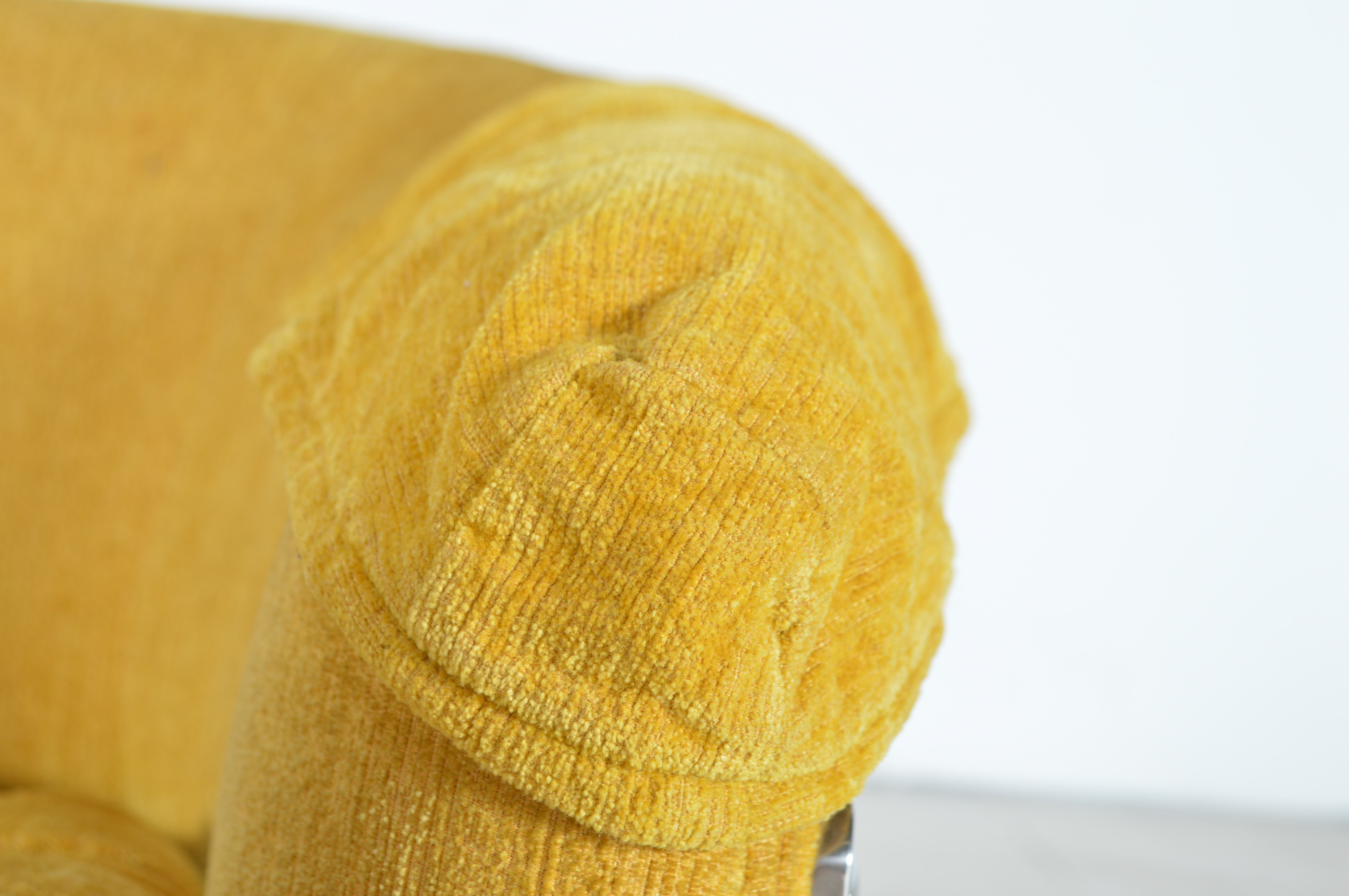 Yellow Mid Century Modern Club Chairs