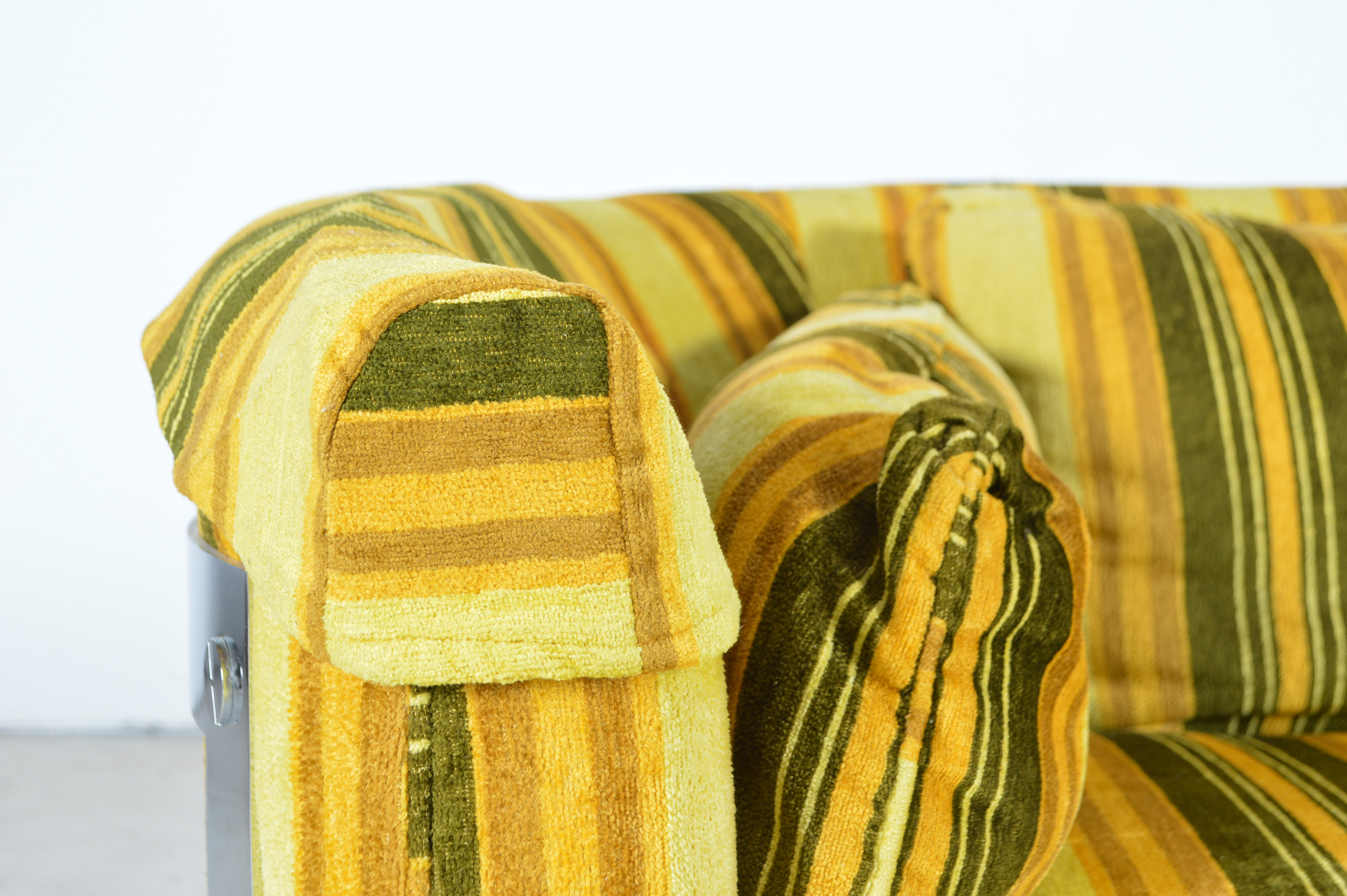 Vintage 1970s Sofa by Hubbuch in the Style of Milo Baughman