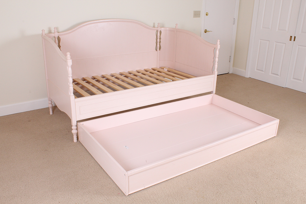 Pink Daybed With Trundle Bed from Pottery Barn