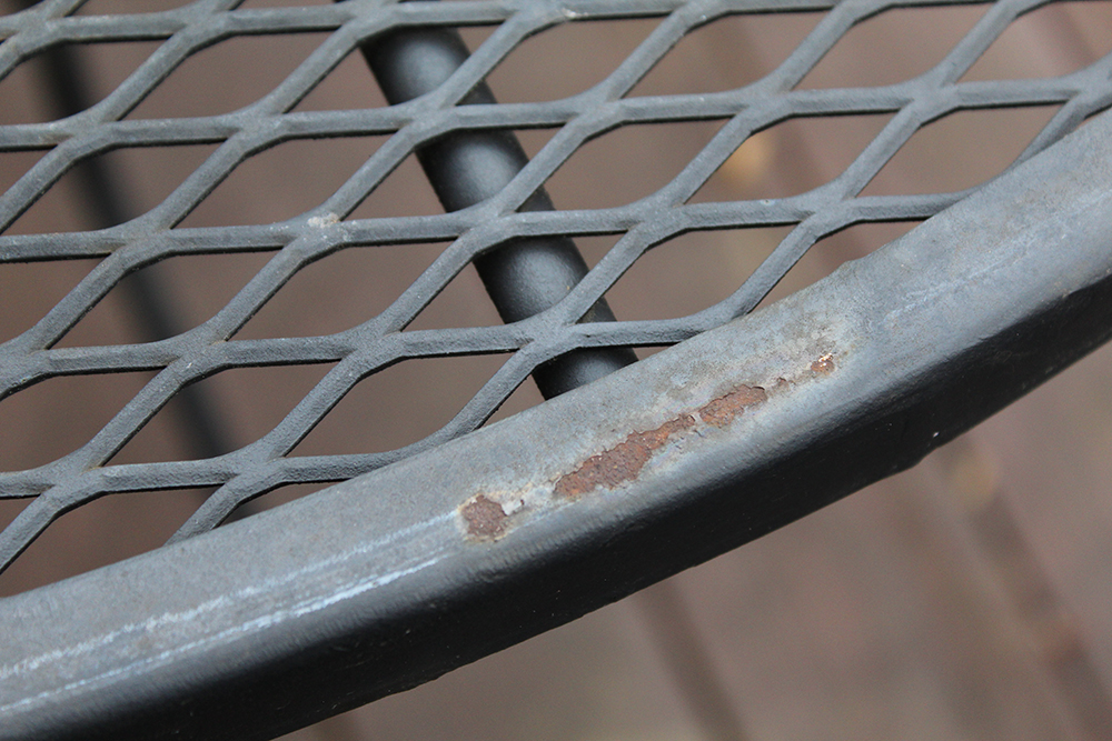 Outdoor Wrought Iron Table and Chair Set