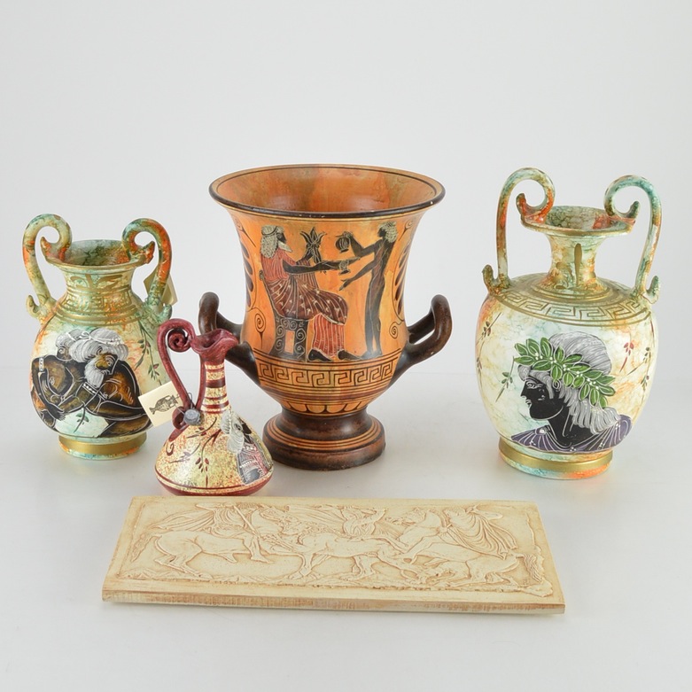 Handmade Reproduction Greek Pottery