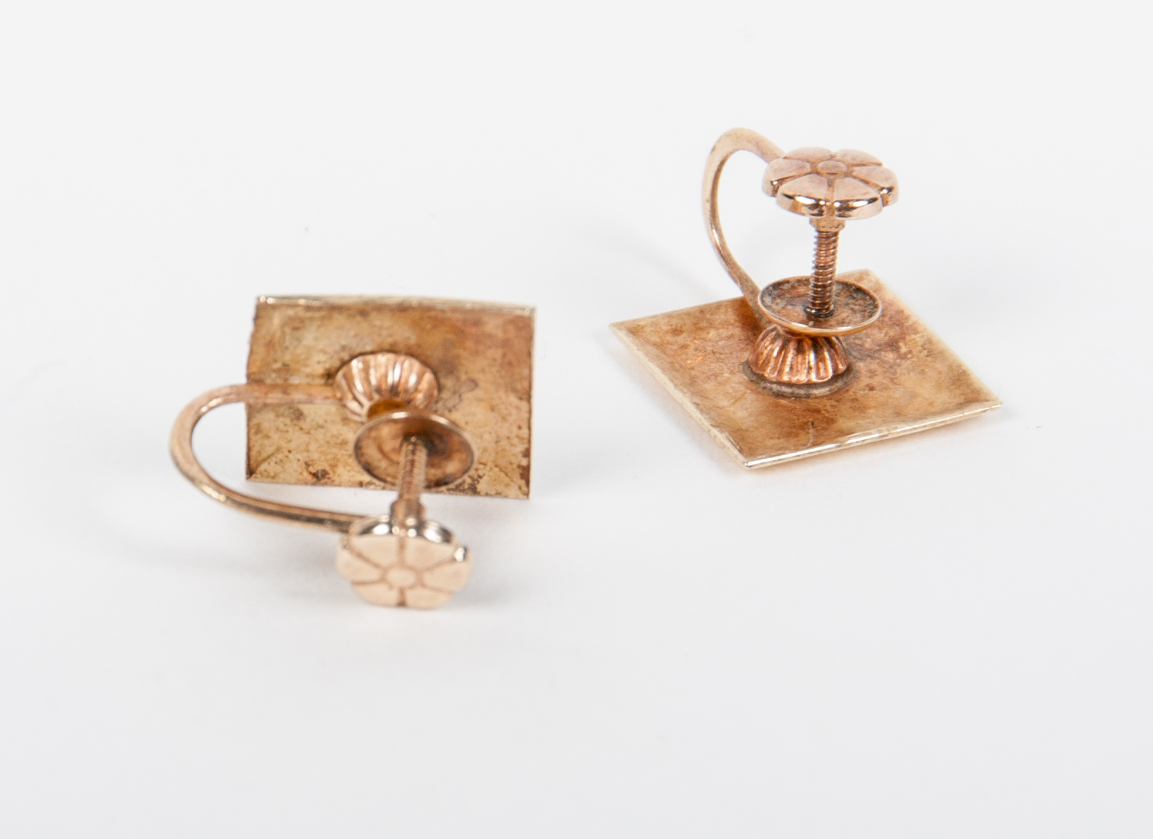 Vintage Delicate Gold Tone Earrings