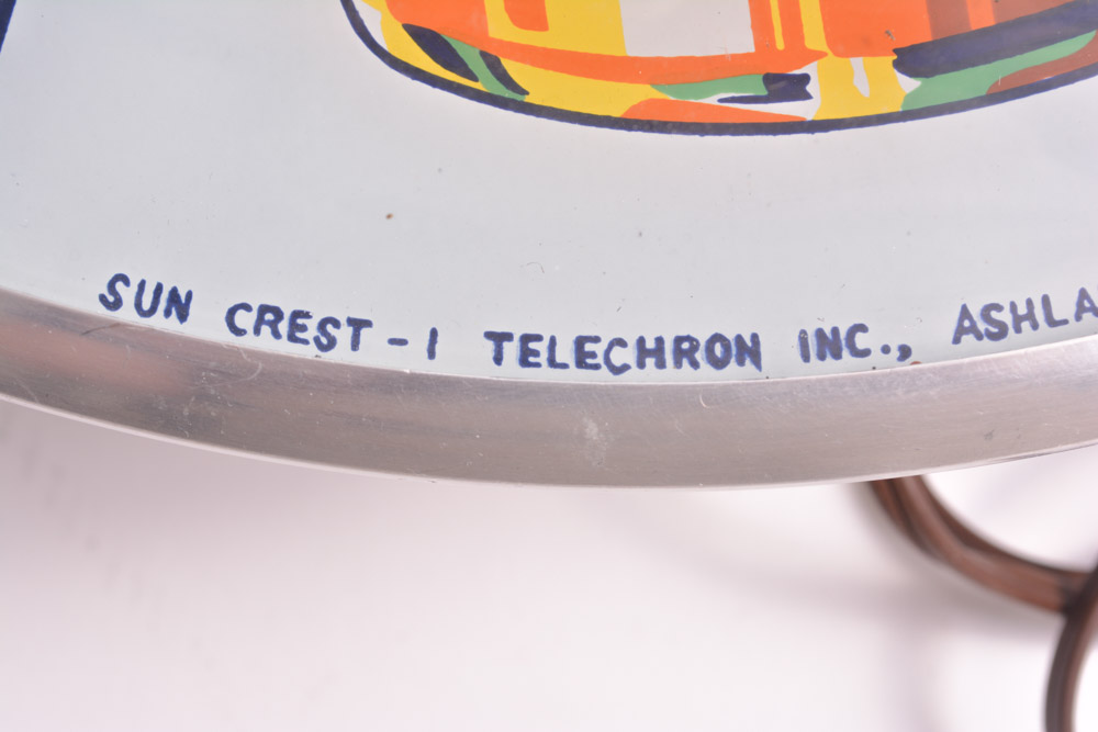Telechron Inc. Sun Crest Soda Back-Lit Advertising Clock