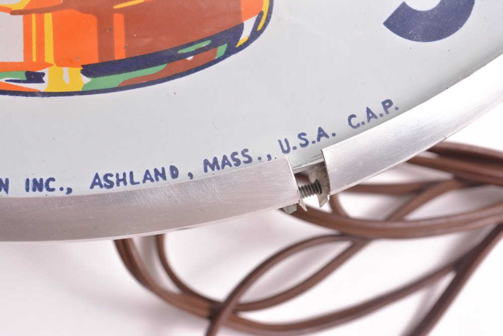 Telechron Inc. Sun Crest Soda Back-Lit Advertising Clock