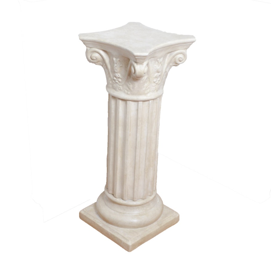 Ceramic Column Plant Stand