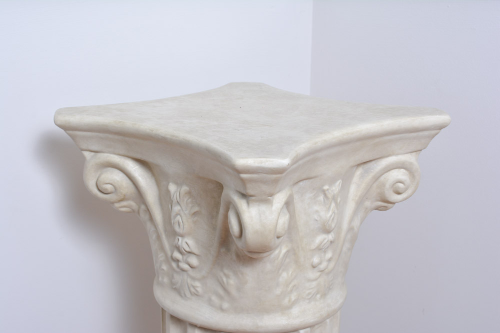 Ceramic Column Plant Stand