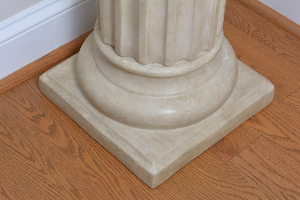 Ceramic Column Plant Stand