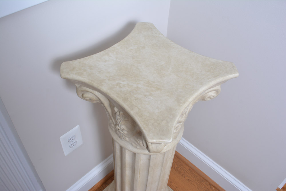 Ceramic Column Plant Stand