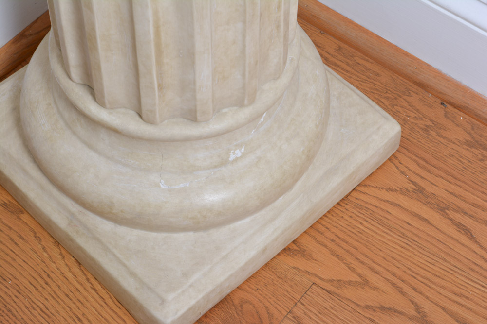 Ceramic Column Plant Stand