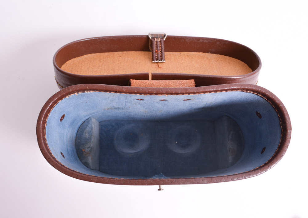 Vintage Wards Binoculars with Leather Case