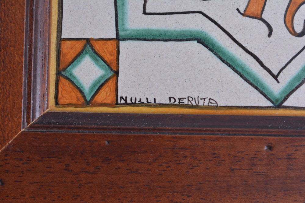 "Pax et Bonum" Plaque and Buon Ricordo Touring Club Plate