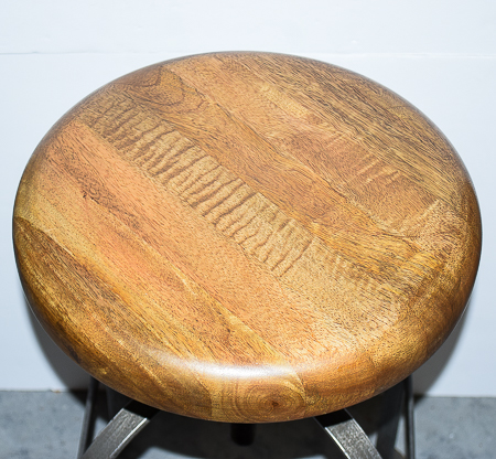 Contemporary Industrial Style Swivel Stool