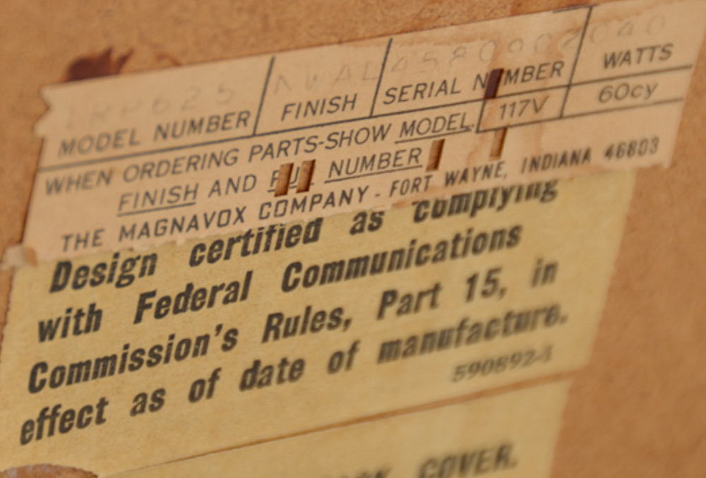 Mid-Century Magnavox Astro-Sonic Stereo Console