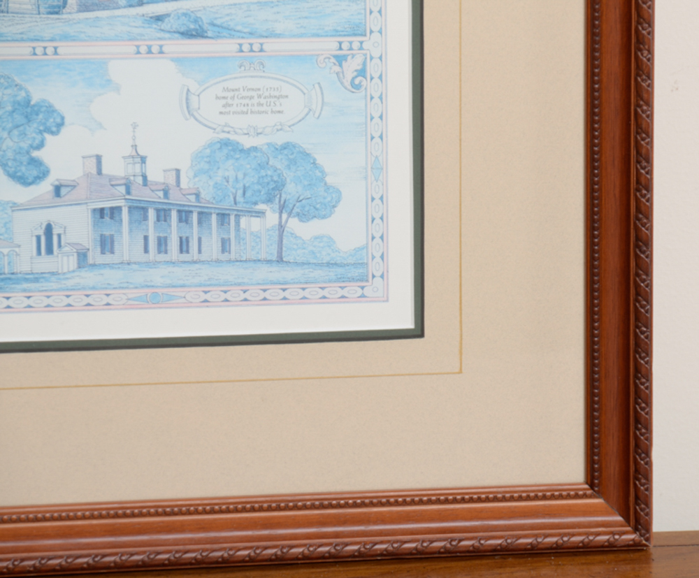 Historical Map of Fairfax County with Landmarks