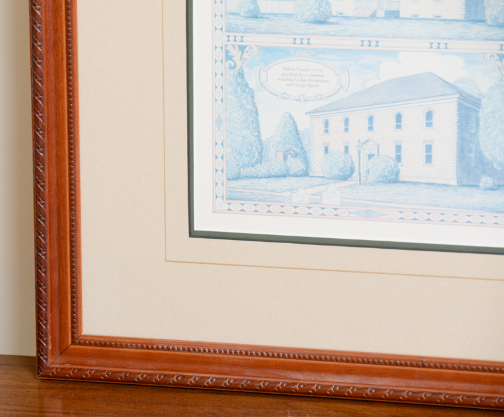 Historical Map of Fairfax County with Landmarks