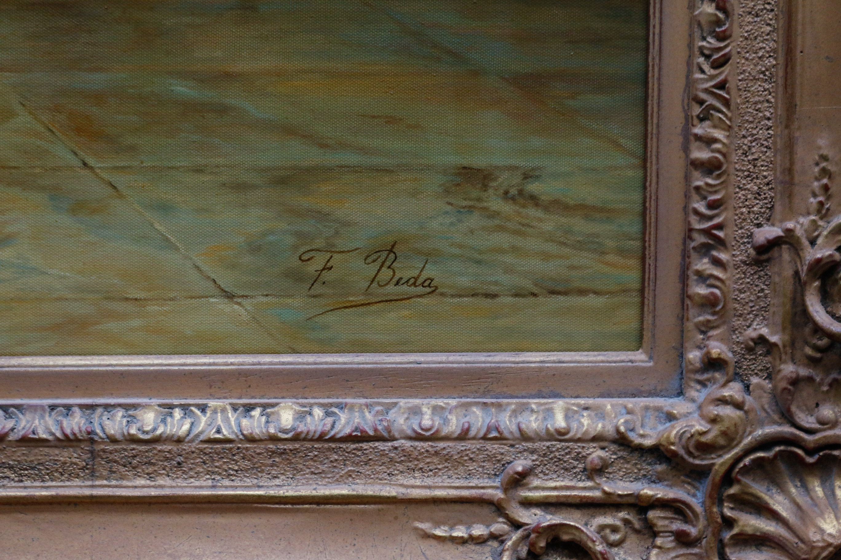 Recreation Painting After "The Checkmate" by Francesco Beda