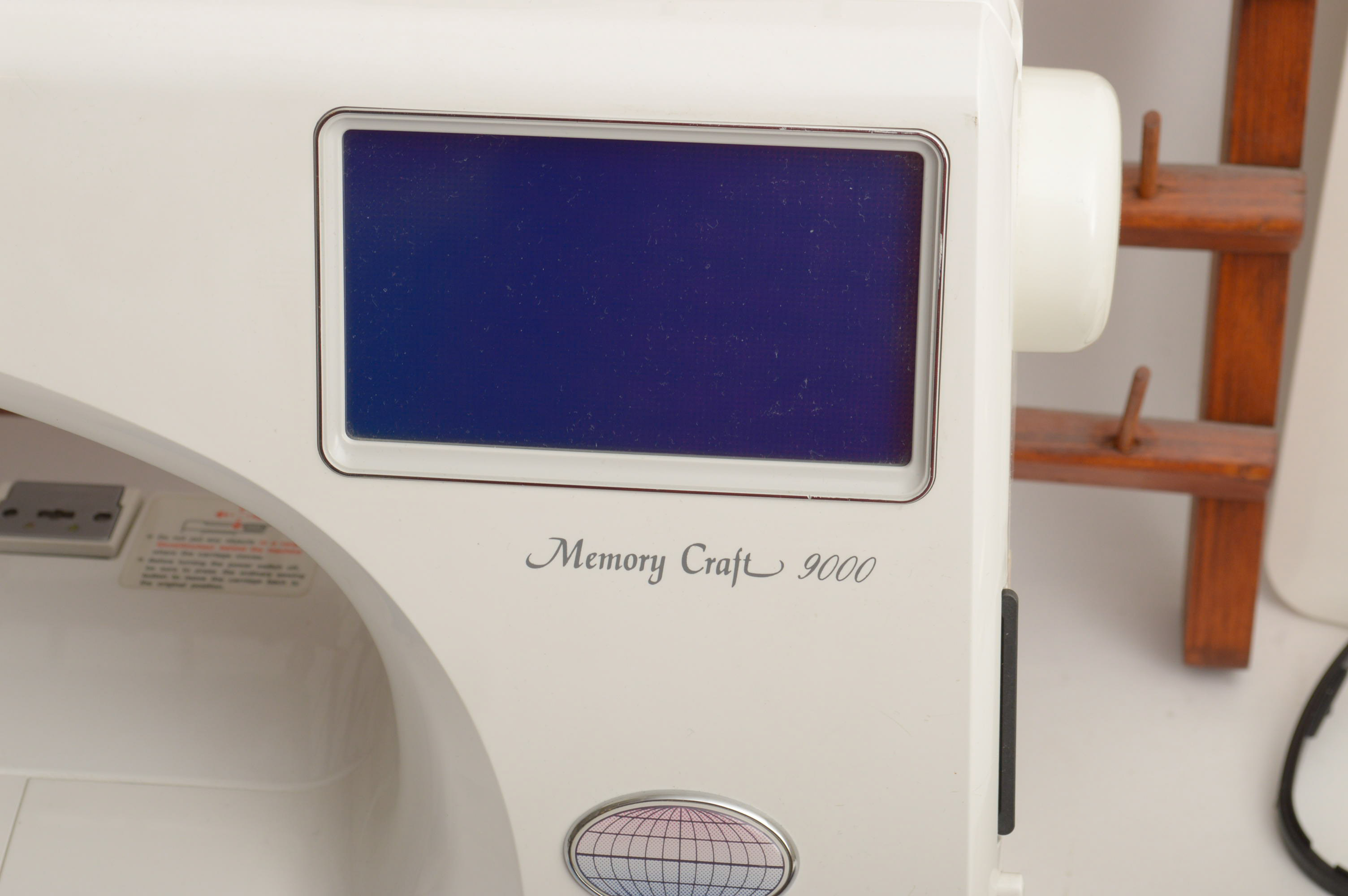 Janome Memory Craft 9000 Sewing Machine and Accessories