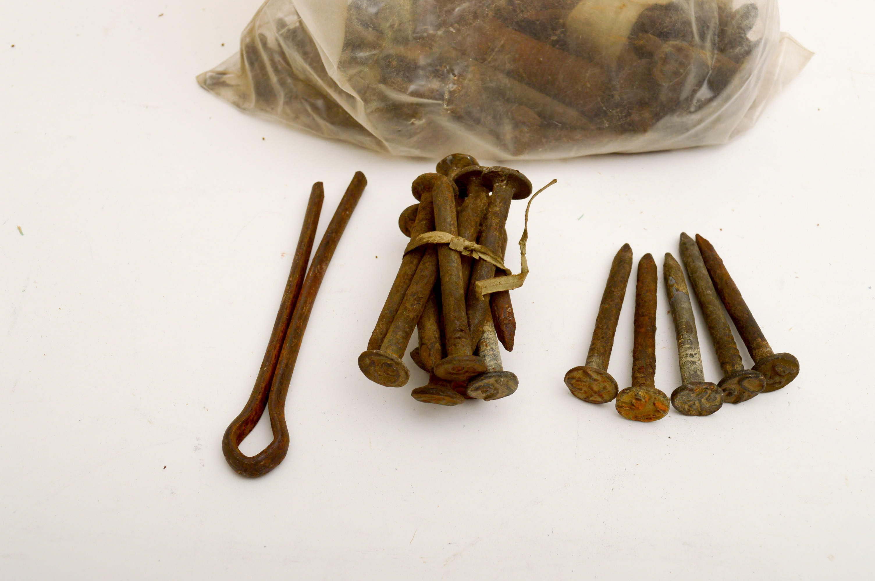 Vintage Railroad Nails from Virginia