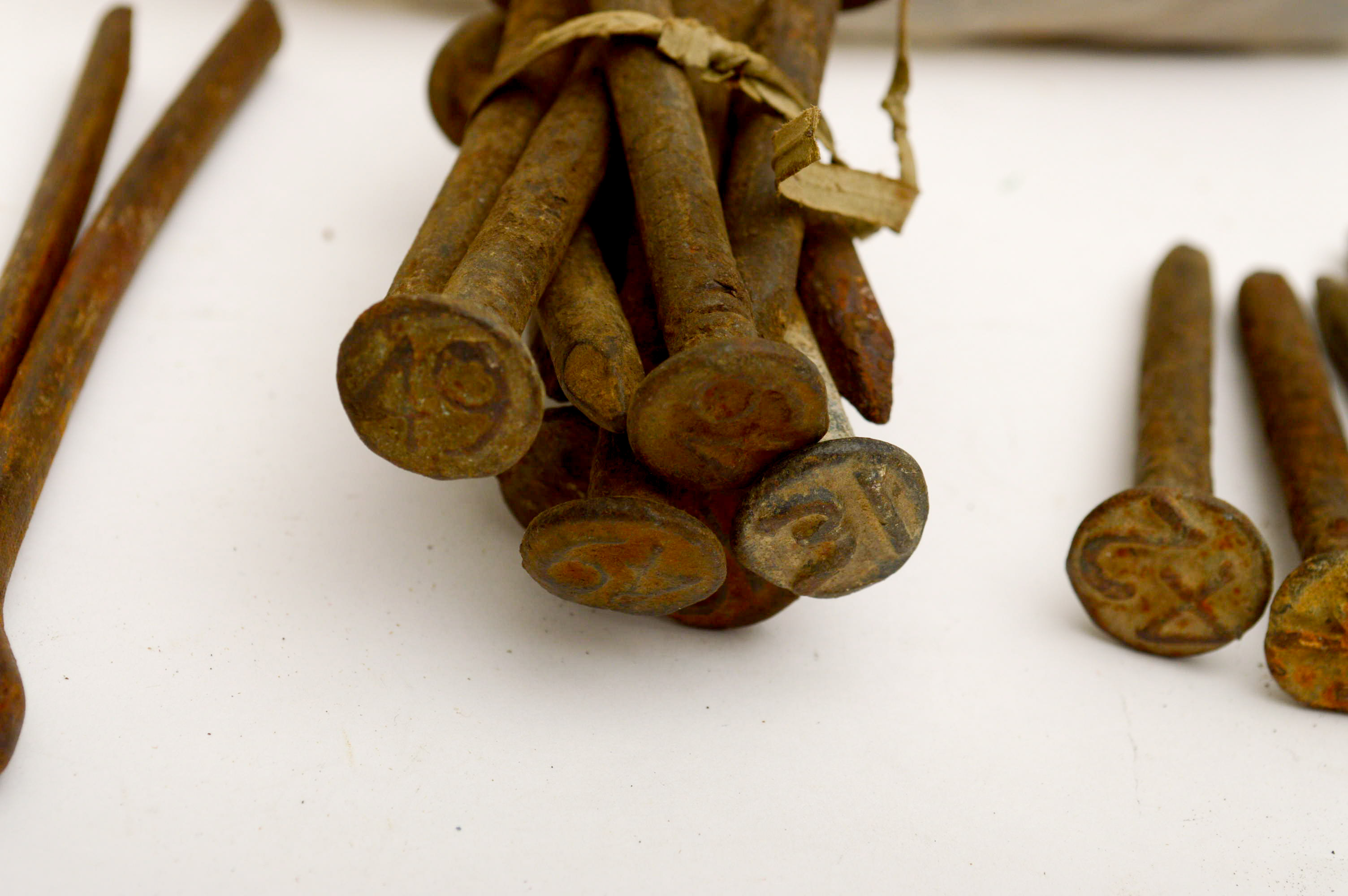 Vintage Railroad Nails from Virginia