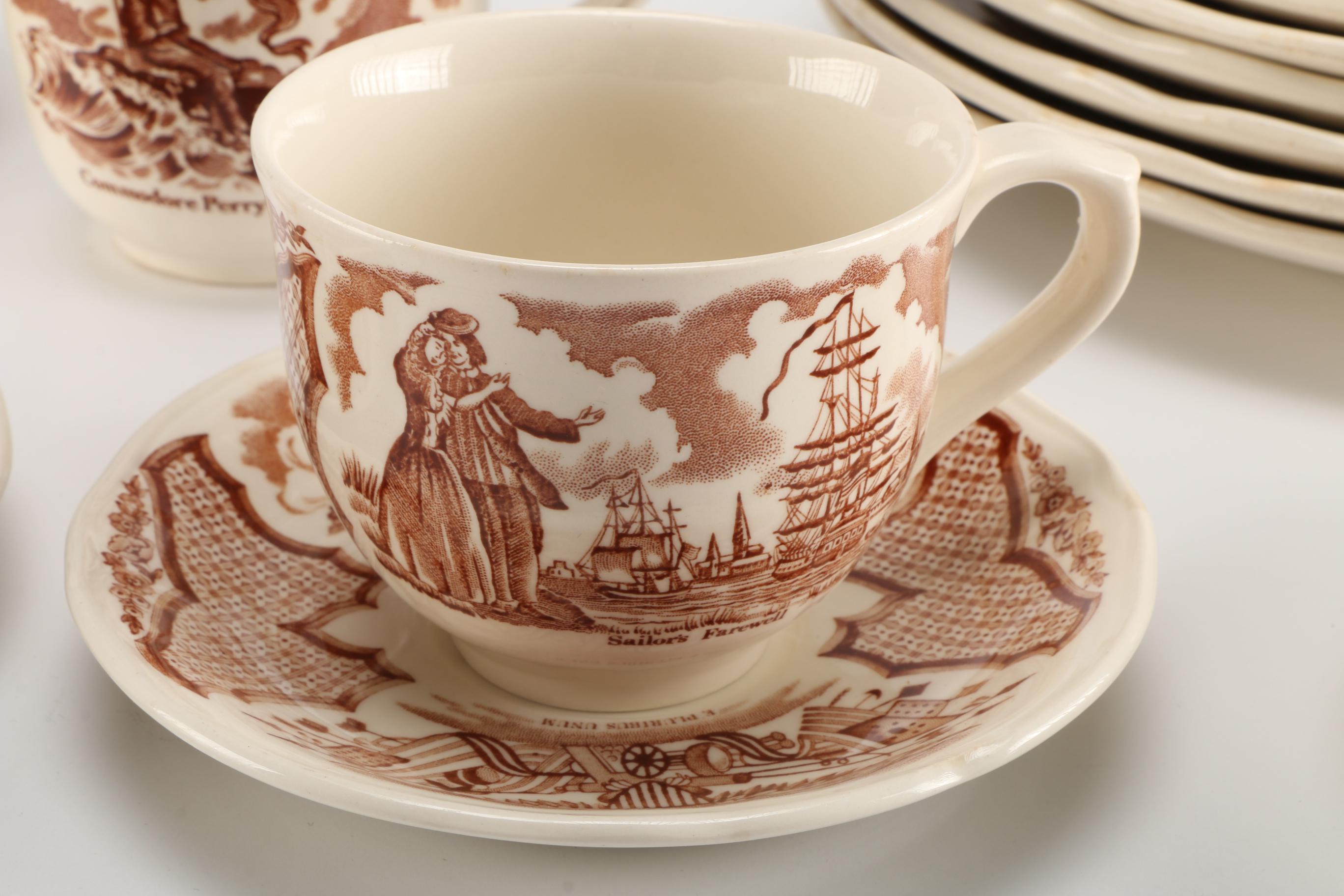 Ceramic "Fair Winds" Dinnerware Set