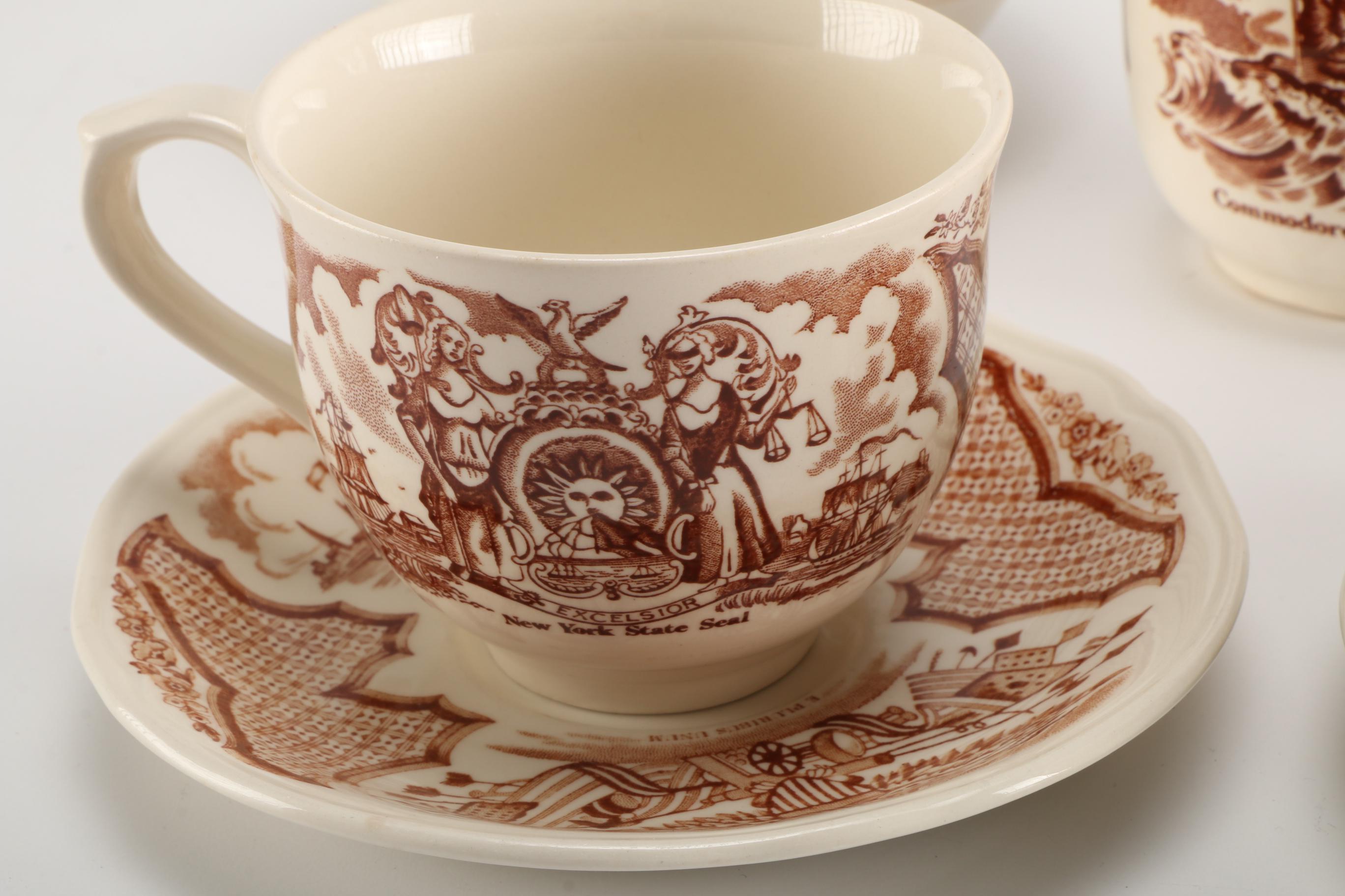 Ceramic "Fair Winds" Dinnerware Set