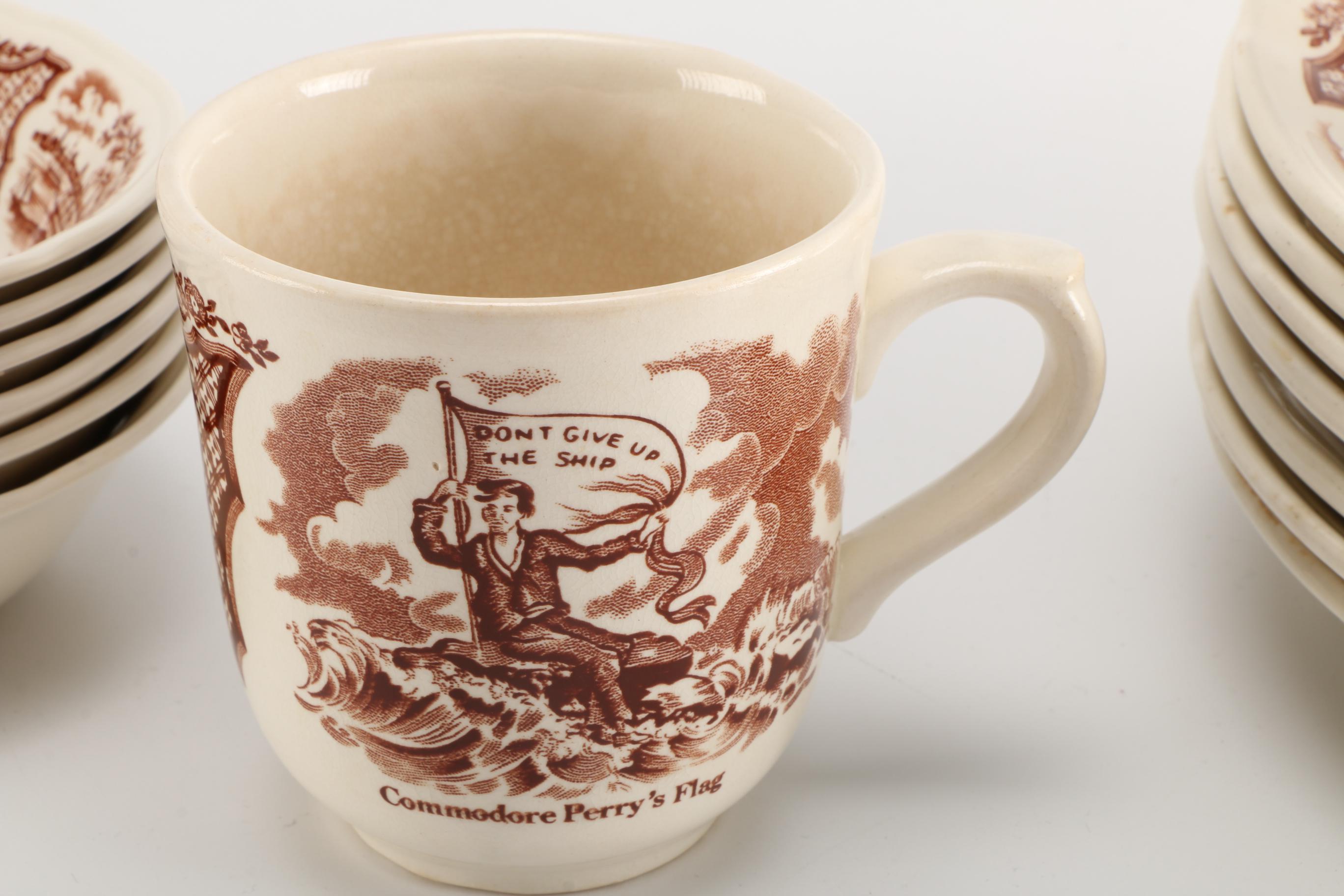 Ceramic "Fair Winds" Dinnerware Set