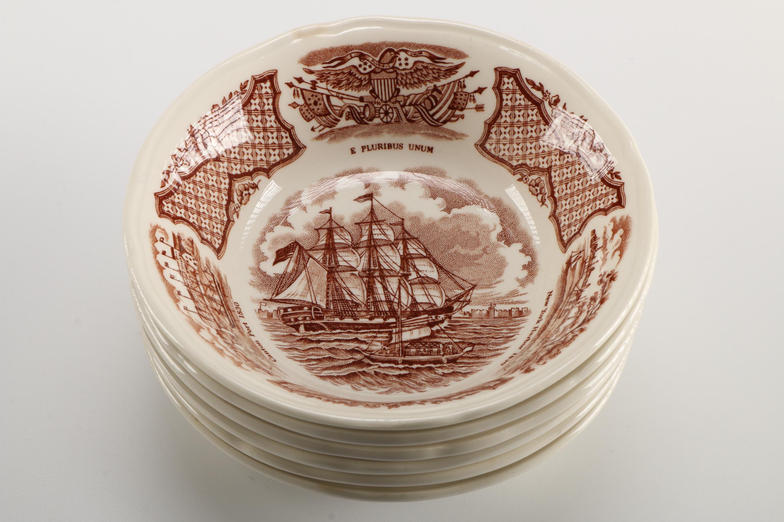 Ceramic "Fair Winds" Dinnerware Set