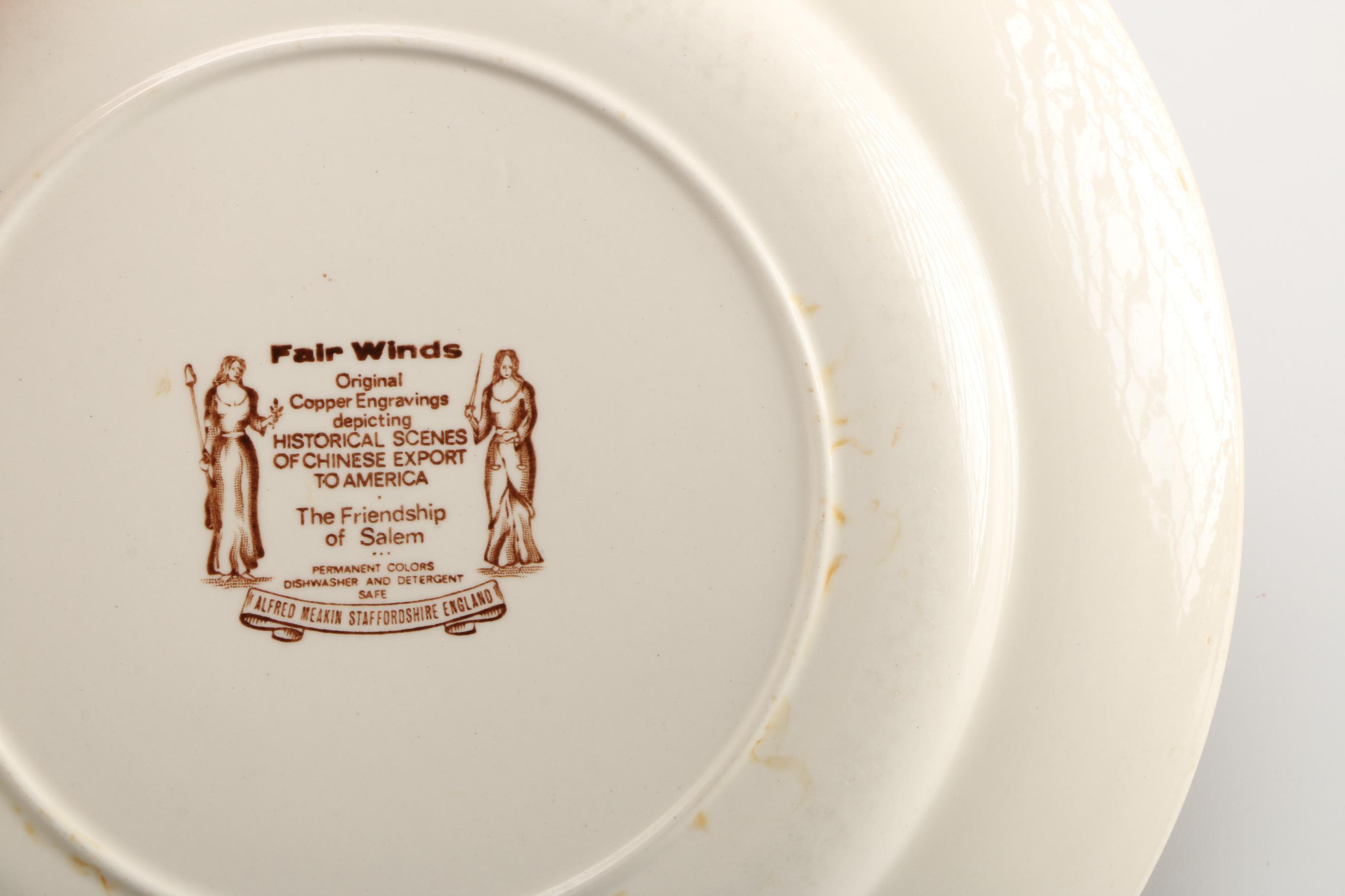 Ceramic "Fair Winds" Dinnerware Set