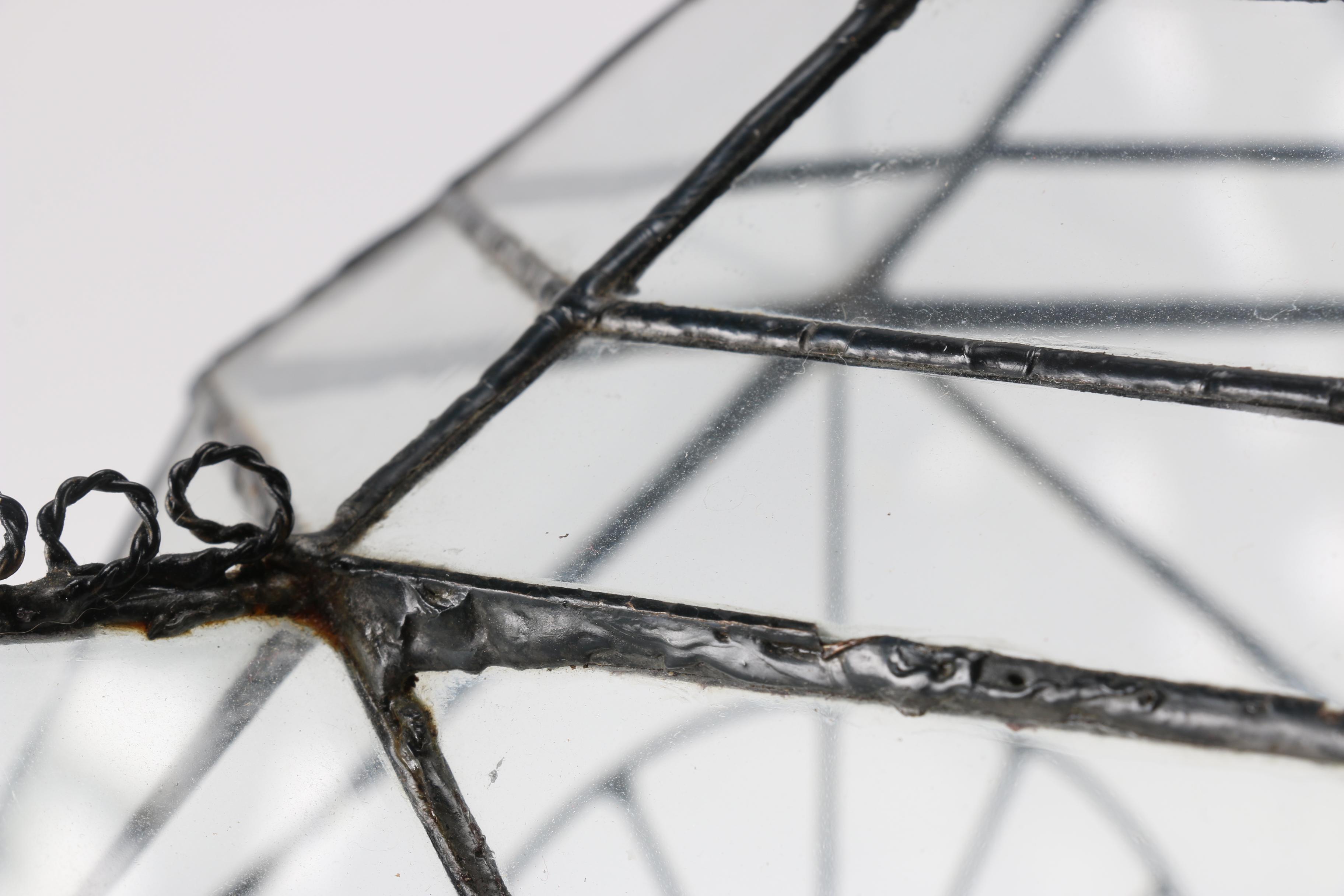 Vintage Glass and Metal Terrarium