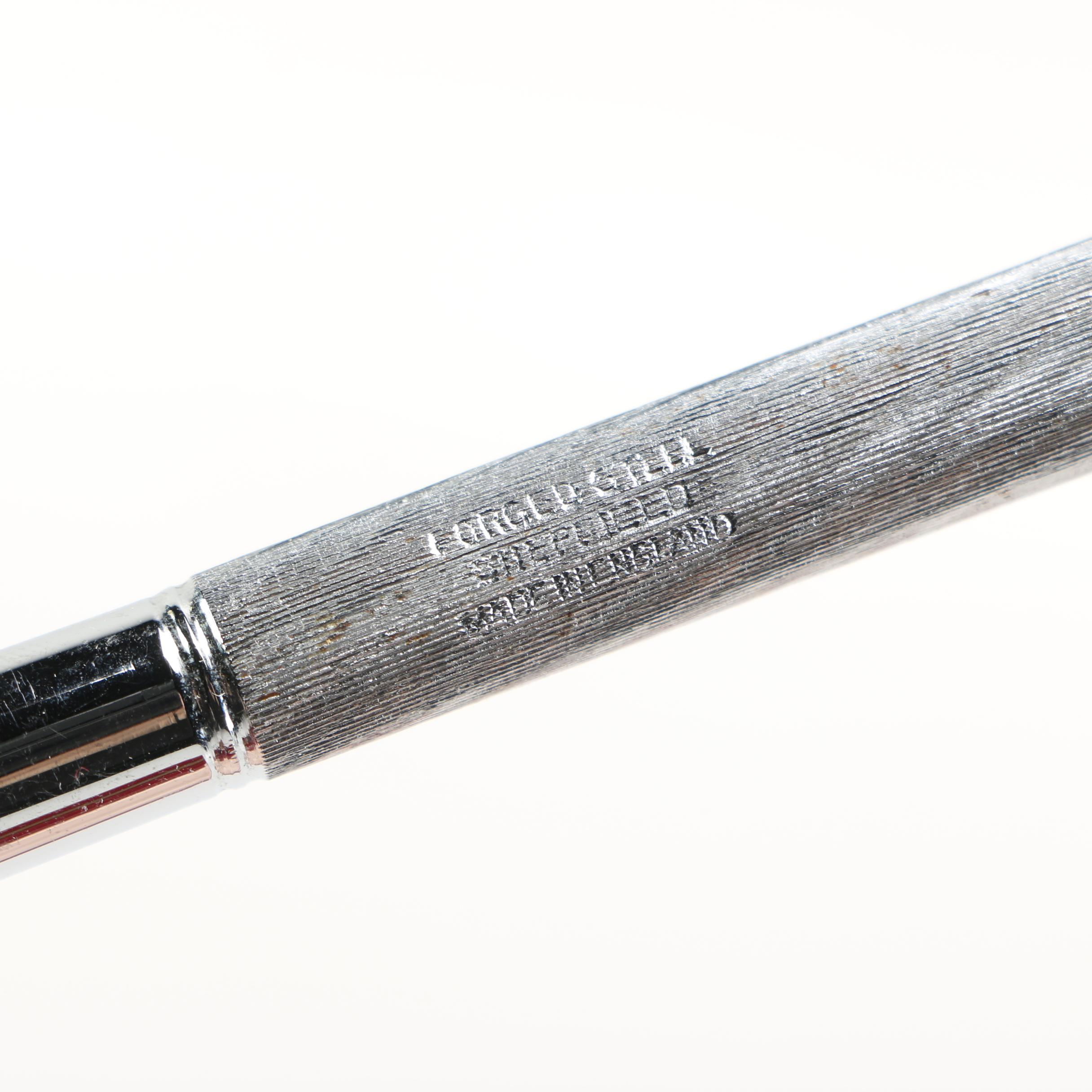 Vintage English Lewis, Rose & Co. Real Stag Horn Carving Set